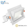 Incasso Orientabile Rettangolare A LED 40W Luce Naturale