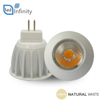 lampadina led 3w 12v chip sharp luce naturale attacco mr11