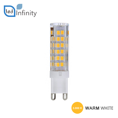 Lampadina LED G9 7W Luce calda attacco G9 Superluminosa